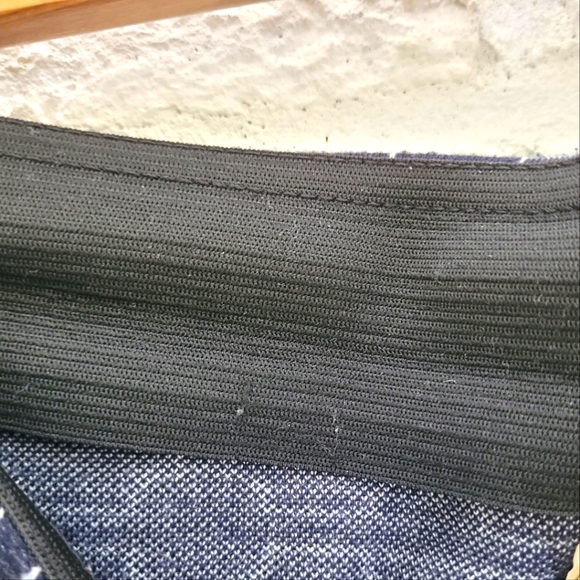 Navy Moroccan Print Stretch Mini - Picture 4 of 4